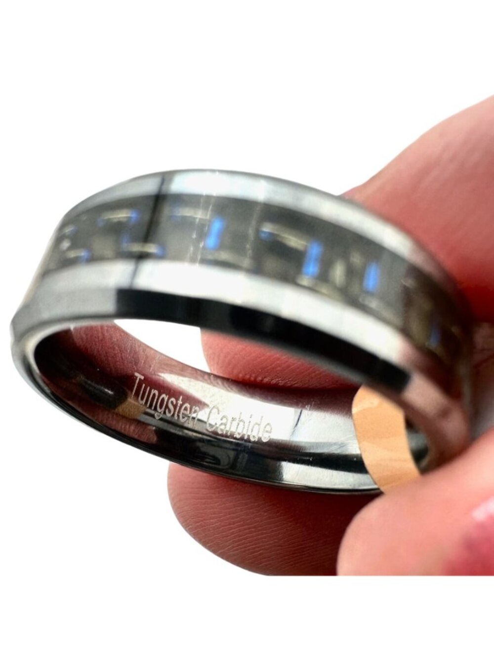 Tungsten Carbide Ring Original Tag Attached Size 12 Comfort Fit - Picture 3 of 5
